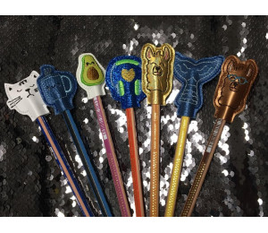 Stickdatei - ITH Stifteaufsatz Monster